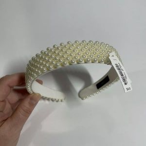 NWT J Crew Wide pearl headband AU330